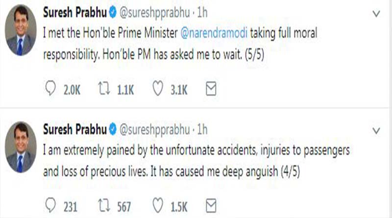 बेपटरी हो रही प्रभु की ट्रेन, हादसों की ली नैतिक जिम्मेदारी… 2 Hello Uttarakhand News »