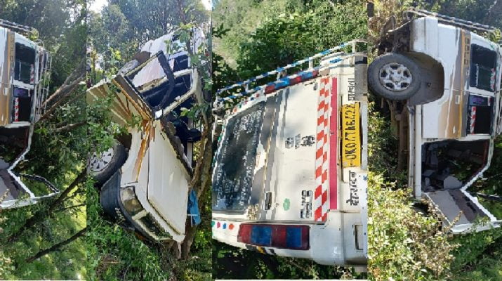 धारचूला में खाई में गिरी मैक्स, 5 लोग घायल 1 Hello Uttarakhand News »