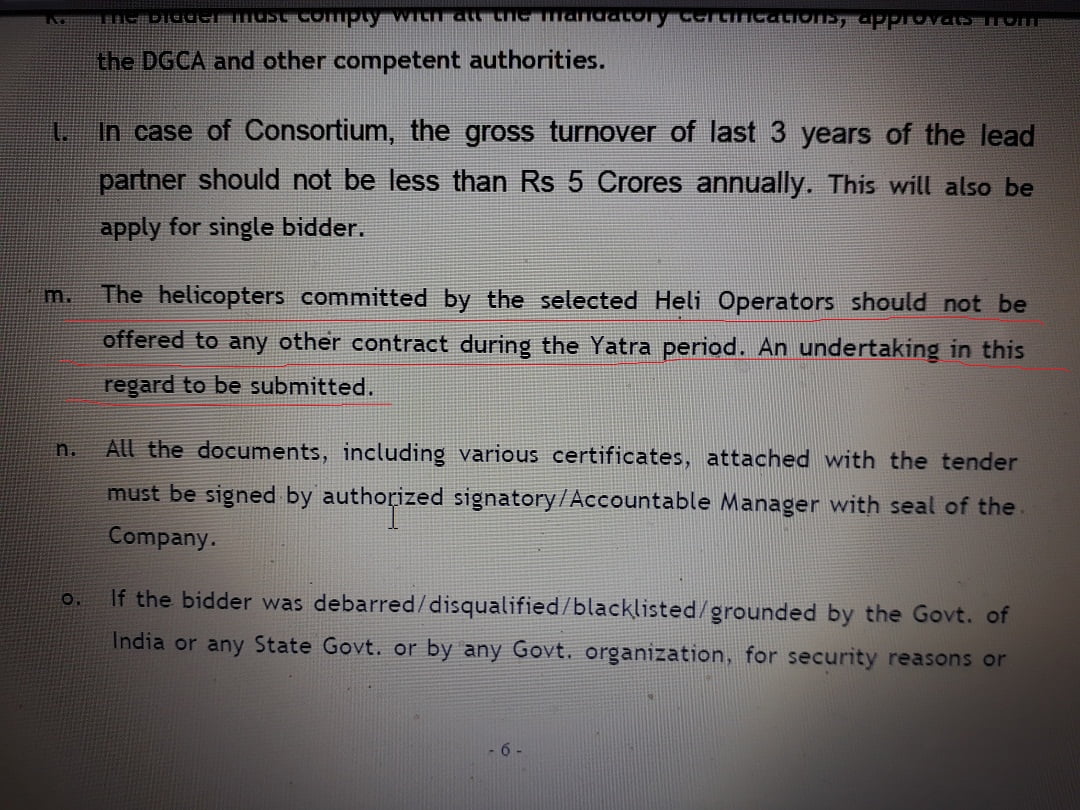 टेंडर की शर्तों का मखौल उड़ा रही हेली कम्पनियां, 9 में से मात्र एक हेलीकॉप्टर भर रहा उड़ान 3 टेंडर की शर्तों का मखौल उड़ा रही हेली कम्पनियां, 9 में से मात्र एक हेलीकॉप्टर भर रहा उड़ान 3 Hello Uttarakhand News »