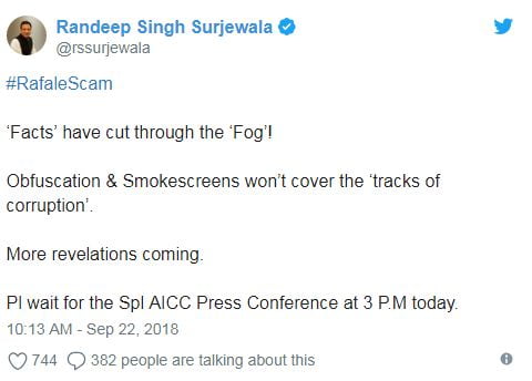 फिर गर्माया राफेल डील का मुद्दा, कांग्रेस करेगी कई खुलासे 2 Hello Uttarakhand News »