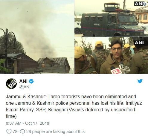 आतंकियों और सुरक्षाबलों के बीच मुठभेड़, तीन आतंकी ढेर, एक जवान शहीद 2 Hello Uttarakhand News »