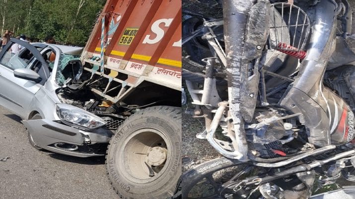 दर्दनाक सड़क हादसे में दो मासूम बच्चों सहित सात लोग गम्भीर घायल 1 Hello Uttarakhand News »