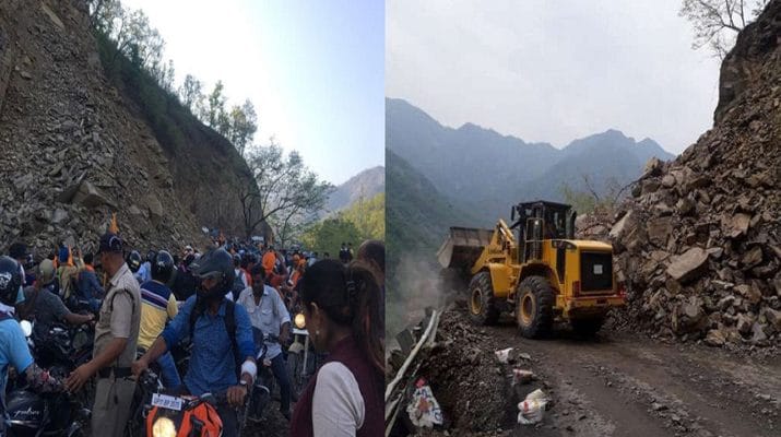 बदरीनाथ हाईवे पर मलबा आने से 25 किमी तक घंटों जाम में फंसे रहे हजारों यात्री, कड़ी मशक्कत के बाद आवागमन सुचारू 1 Hello Uttarakhand News »