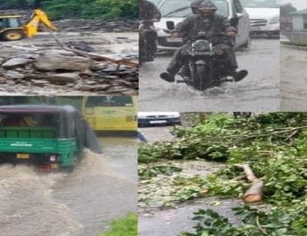 बारिश से तालाब बनी देहरादून की सड़कें, पहाड़ी क्षेत्रों में भूस्खलन, कई रास्ते बंद 2 Hello Uttarakhand News »