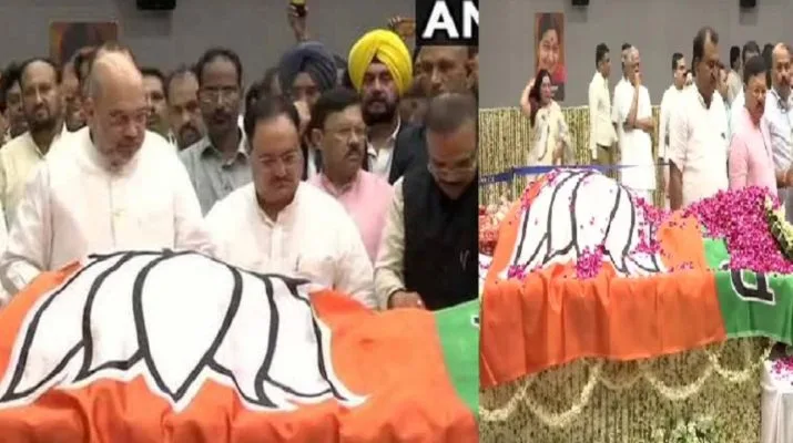 BJP मुख्यालय में सुषमा स्वराज के अंतिम दर्शन के लिए उमड़ी भीड़, 3 बजे होगा अंतिम संस्कार 1 Hello Uttarakhand News »