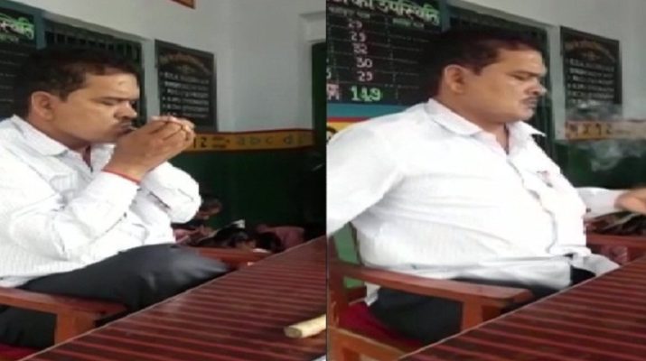 क्लास में ही बच्चों के बीच बीड़ी सुलगाने लगे गुरूजी, वीडियो वायरल होने के बाद सस्पेंड 1 Hello Uttarakhand News »