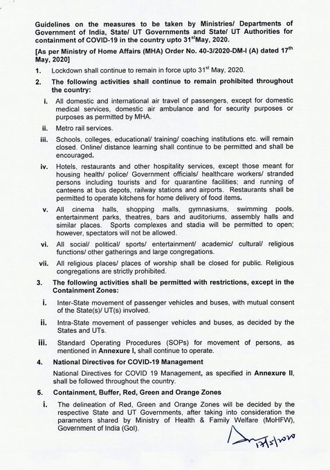 देश भर में 31 मई तक बढ़ाया गया लॉकडाउन, जानिए क्या है गाइडलाइन्स 3 Hello Uttarakhand News »