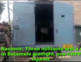 Jammu & Kashmir: Three militants and a woman has been killed in Batamalo gunfight, one CRPF officer injured 2 Hello Uttarakhand News »