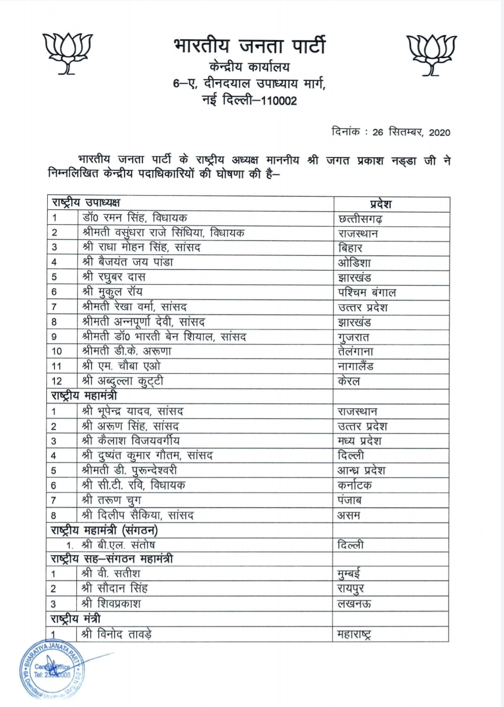 भाजपा ने संगठन में किए बड़े बदलाव, युवाओं को पार्टी ने दिया महत्वपूर्ण पद 2 Hello Uttarakhand News »