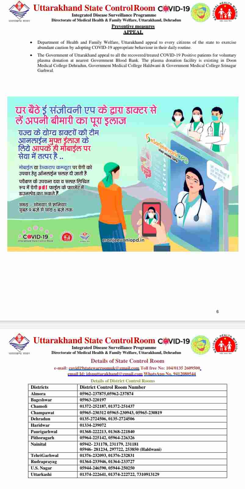 कोरोना बुलेटिन: उत्तराखंड में आज 13 लोगों की मौत, 611 नए कोविड-19 मरीज़, 655 हुए आज स्वास्थ्य 7 Hello Uttarakhand News »