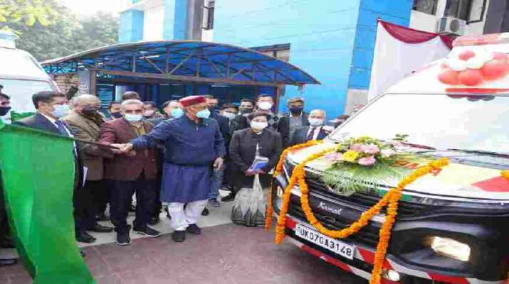 मुख्यमंत्री ने गांधी शताब्दि चिकित्सालय में 132 नई एम्बुलेंस का किया फ्लैग ऑफ़ 1 Hello Uttarakhand News »