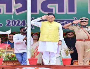 Uttarakhand: मुख्यमंत्री पुष्कर सिंह धामी ने 78वें स्वतंत्रता दिवस के अवसर पर परेड ग्राउण्ड देहरादून में राज्य के मुख्य कार्यक्रम में किया ध्वजारोहण, राज्य हित में की यह 08 घोषणाएं 4 Hello Uttarakhand News »